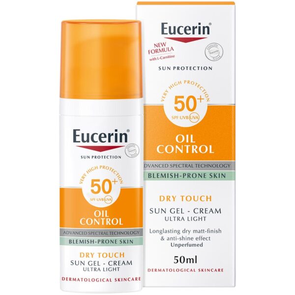 يوسرين كريم جل +SPF 50 للبشرة الدهنية 50 مل